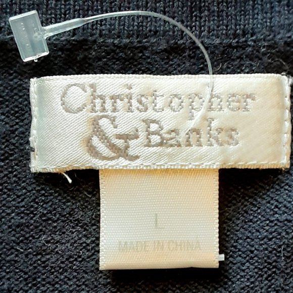 Christopher & Banks Button Down Sweater - Picture 4 of 6